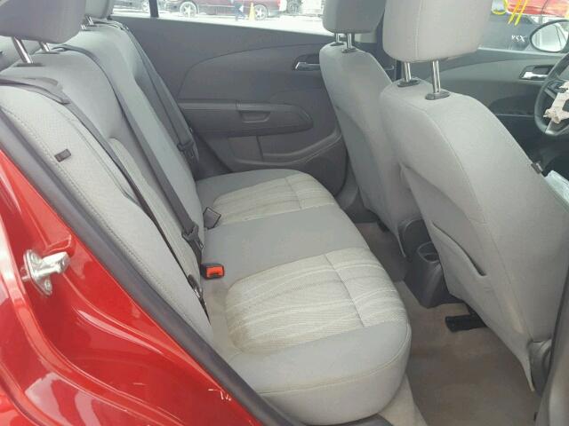 1G1JC5SH9C4189362 - 2012 CHEVROLET SONIC LT 红色 照片 6