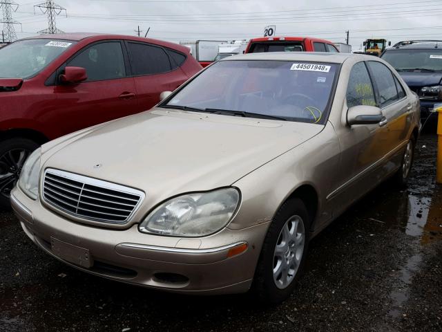 WDBNG70J61A178640 - 2001 MERCEDES-BENZ S 430 GOLD photo 2