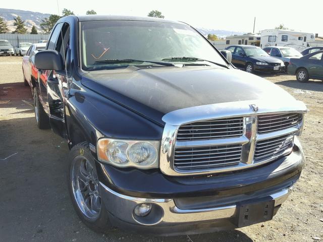 1D7HA18Z43J522689 - 2003 DODGE RAM 1500 S BLACK photo 1