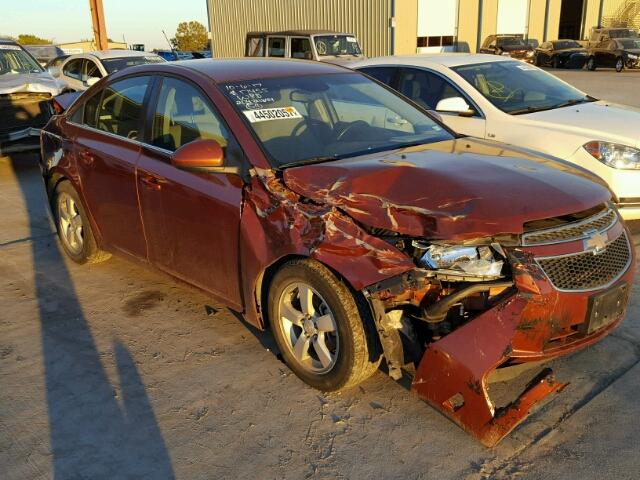 1G1PF5SC2C7323987 - 2012 CHEVROLET CRUZE LT BURGUNDY photo 1