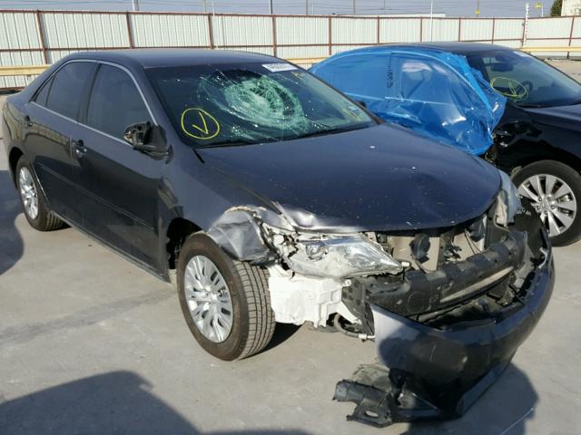 4T4BF1FKXDR333554 - 2013 TOYOTA CAMRY L 灰色 照片 1