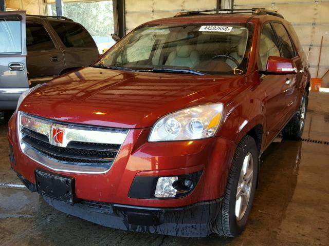 5GZEV33727J142192 - 2007 SATURN OUTLOOK SP წითელი ფოტო 2