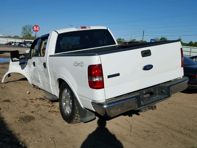 1FTPW14554KB76769 - 2004 FORD F150 SUPER WHITE photo 3