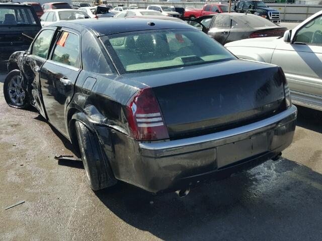 2C3KA63H87H767776 - 2007 CHRYSLER 300C BLACK photo 3