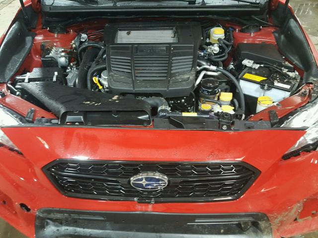 JF1VA1A64J9807703 - 2018 SUBARU WRX RED photo 7