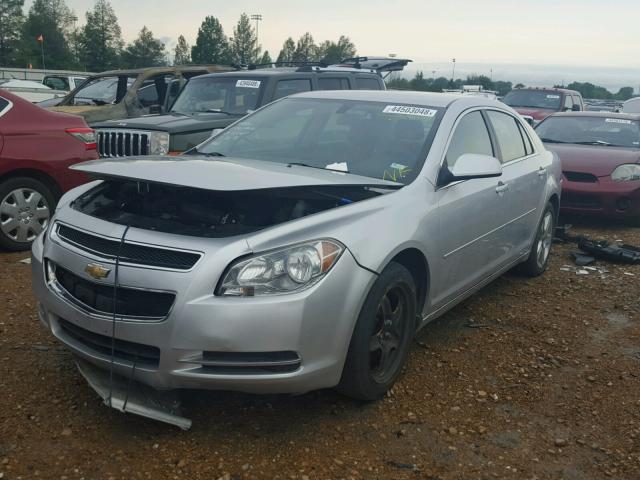 1G1ZC5E01AF320410 - 2010 CHEVROLET MALIBU 1LT SILVER photo 2