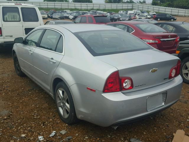 1G1ZC5E01AF320410 - 2010 CHEVROLET MALIBU 1LT SILVER photo 3