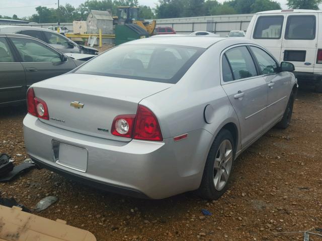 1G1ZC5E01AF320410 - 2010 CHEVROLET MALIBU 1LT SILVER photo 4