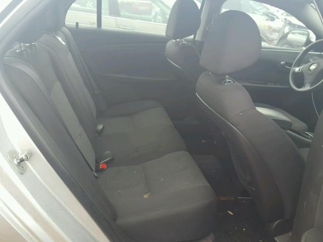 1G1ZC5E01AF320410 - 2010 CHEVROLET MALIBU 1LT SILVER photo 6