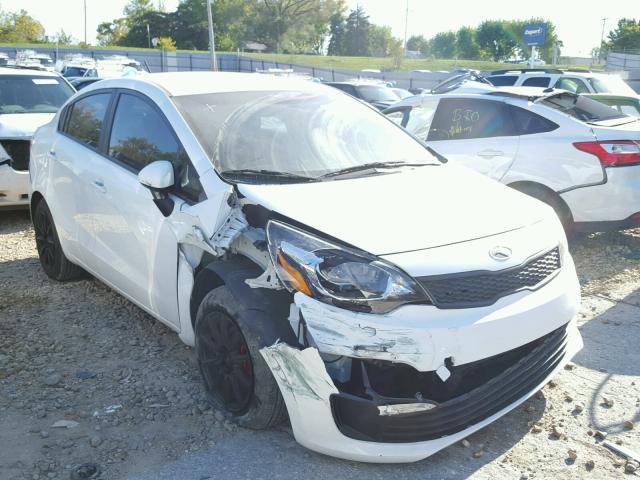 KNADM4A3XG6575815 - 2016 KIA RIO LX WHITE photo 1