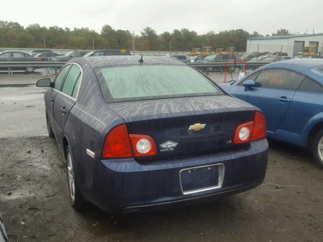 1G1ZG57B69F229146 - 2009 CHEVROLET MALIBU LS BLUE photo 3