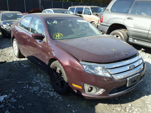 3FAHP0HA2BR267807 - 2011 FORD FUSION SE BURGUNDY photo 1