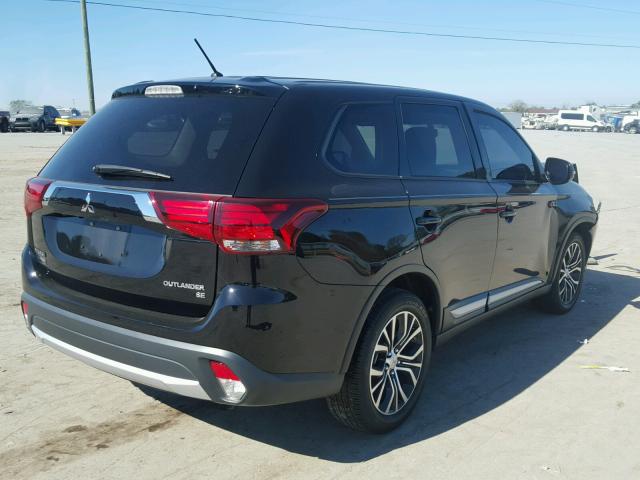 JA4AD3A32GZ008023 - 2016 MITSUBISHI OUTLANDER BLACK photo 4