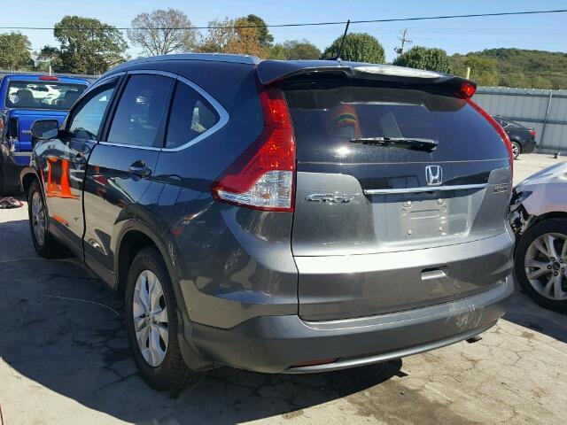 5J6RM3H76CL028171 - 2012 HONDA CR-V GRAY photo 3