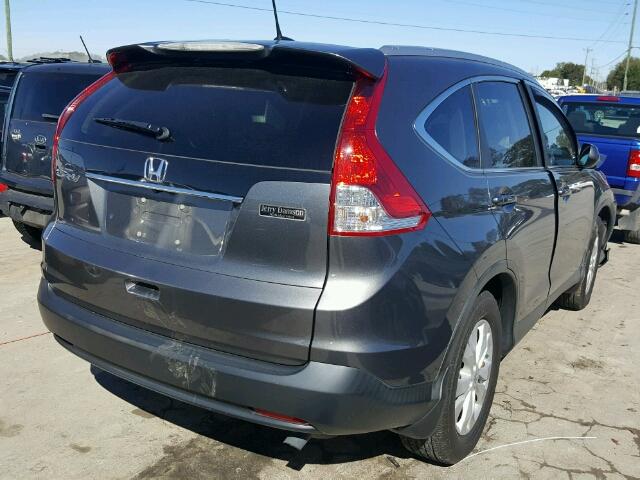 5J6RM3H76CL028171 - 2012 HONDA CR-V GRAY photo 4