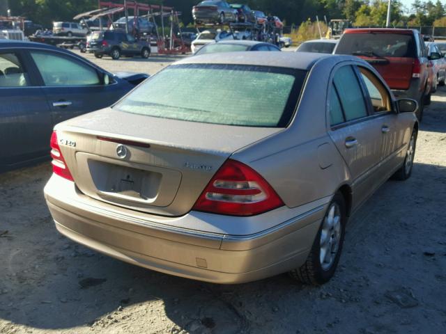 WDBRF84J43F378135 - 2003 MERCEDES-BENZ C 320 4MAT GOLD photo 4