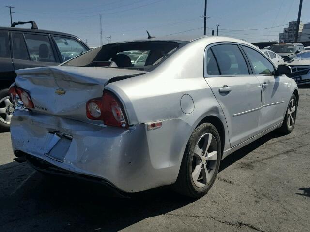 1G1ZC5E17BF177294 - 2011 CHEVROLET MALIBU 1LT ვერცხლისფერი ფოტო 4