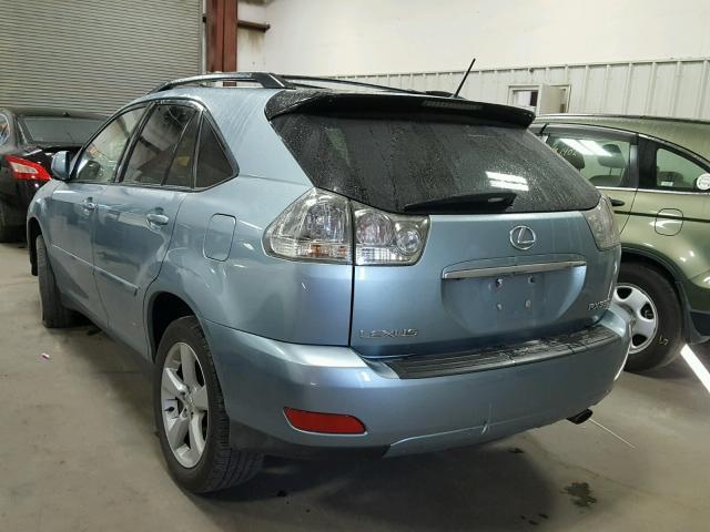 JTJGA31UX40031323 - 2004 LEXUS RX 330 BLUE photo 3