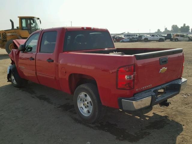 3GCPCSE0XDG309485 - 2013 CHEVROLET SILVERADO RED photo 3