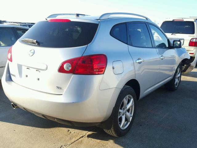 JN8AS5MTXAW014913 - 2010 NISSAN ROGUE S SILVER photo 4