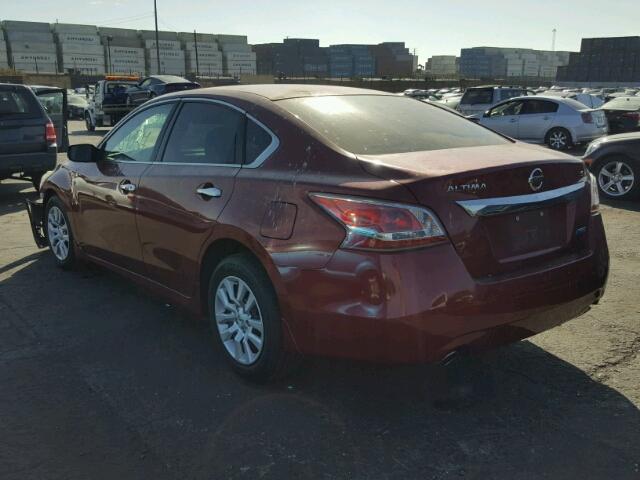 1N4AL3AP9DN501721 - 2013 NISSAN ALTIMA 2.5 BURGUNDY photo 3