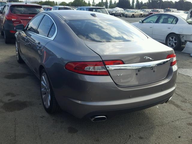 SAJWA06B09HR02292 - 2009 JAGUAR XF PREMIUM GRAY photo 3