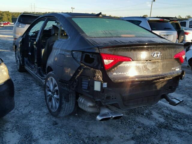 5NPE34AB3FH249165 - 2015 HYUNDAI SONATA SPO BLACK photo 3