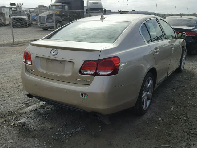 JTHBE96S770022612 - 2007 LEXUS GS Dorado foto 4