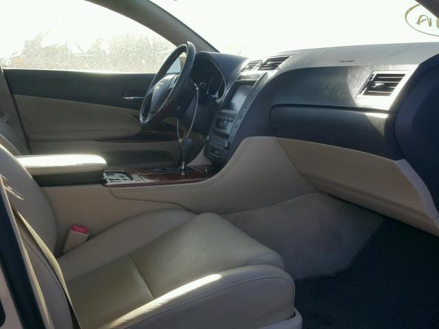 JTHBE96S770022612 - 2007 LEXUS GS Dorado foto 5