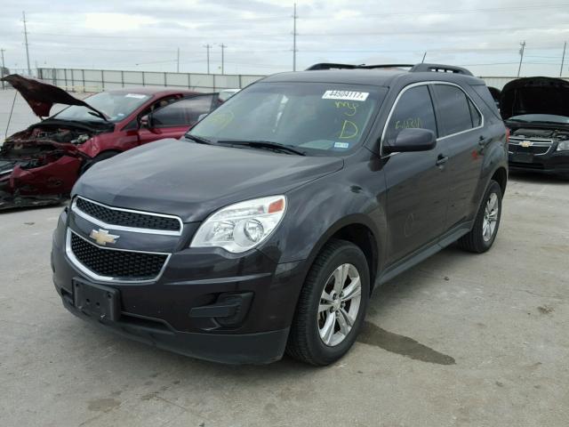 1GNALBEK7EZ119515 - 2014 CHEVROLET EQUINOX LT BLACK photo 2