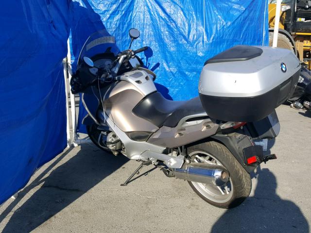 WB10388068ZT12421 - 2008 BMW R1200 RT GRAY photo 3
