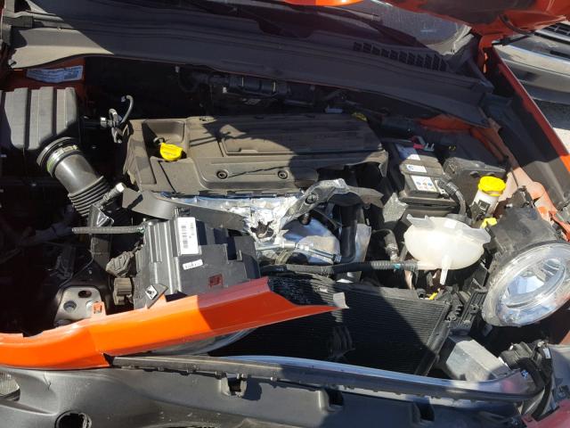 ZACCJAAH8HPF04368 - 2017 JEEP RENEGADE S Նարնջագույն լուսանկար 7