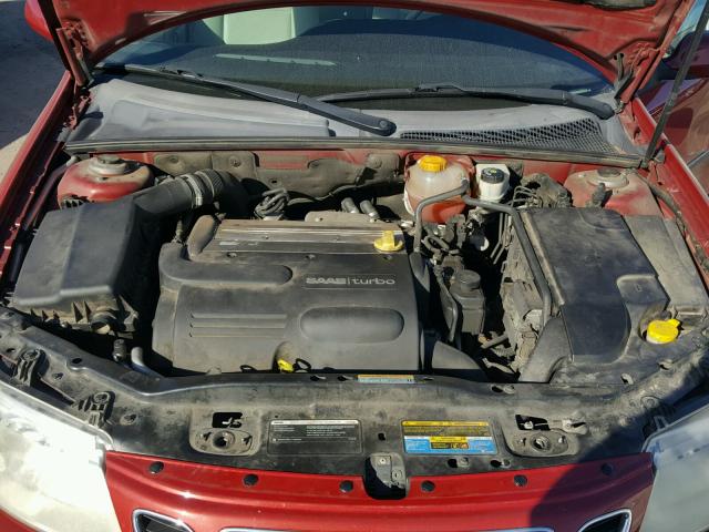 YS3FD49Y271017507 - 2007 SAAB 9-3 2.0T RED photo 7