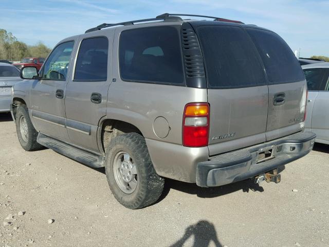 1GNEC13Z22J166876 - 2002 CHEVROLET TAHOE C150 TAN photo 3