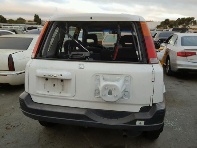 JHLRD18411C034265 - 2001 HONDA CR-V LX WHITE photo 9