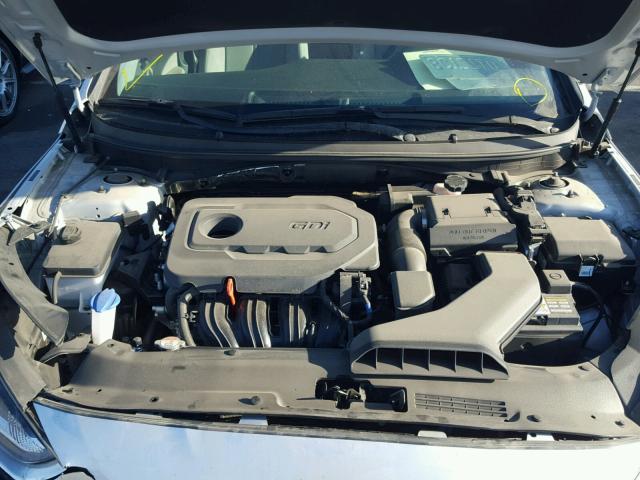 5NPE34AF2JH609859 - 2018 HYUNDAI SONATA SPO SILVER photo 7