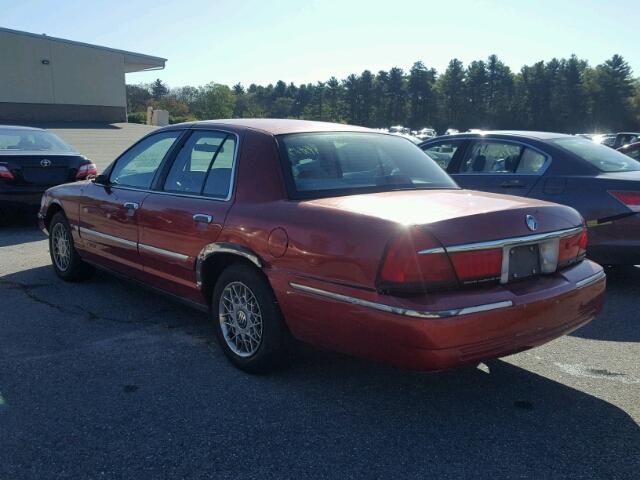 2MEFM74W3XX653356 - 1999 MERCURY GRAND MARQ RED photo 3