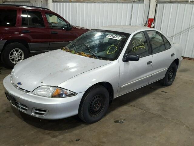 1G1JC524627422897 - 2002 CHEVROLET CAVALIER B SILVER photo 2