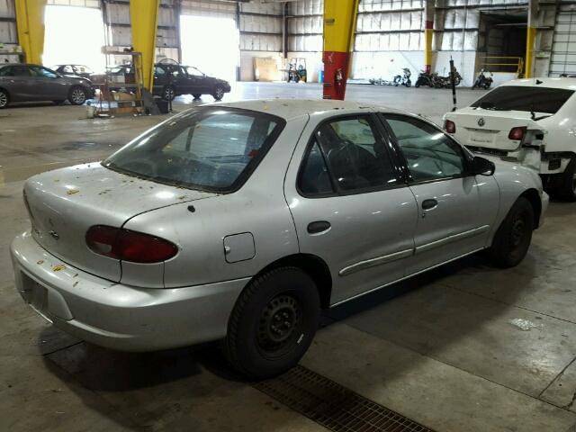 1G1JC524627422897 - 2002 CHEVROLET CAVALIER B SILVER photo 4