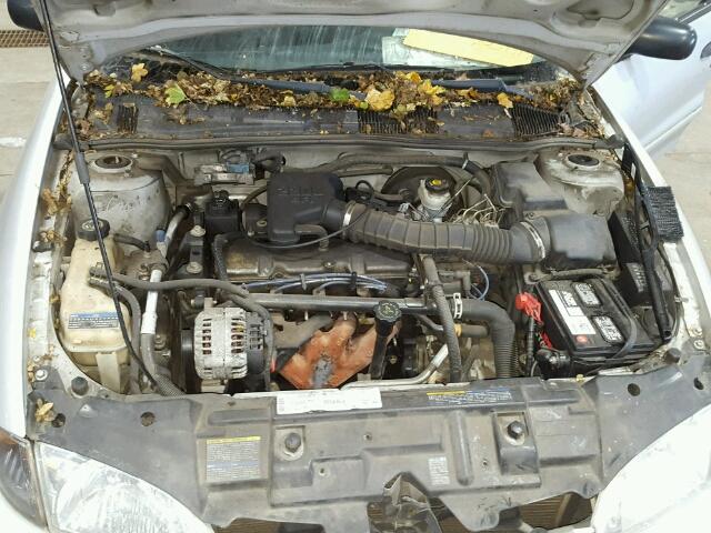 1G1JC524627422897 - 2002 CHEVROLET CAVALIER B SILVER photo 7