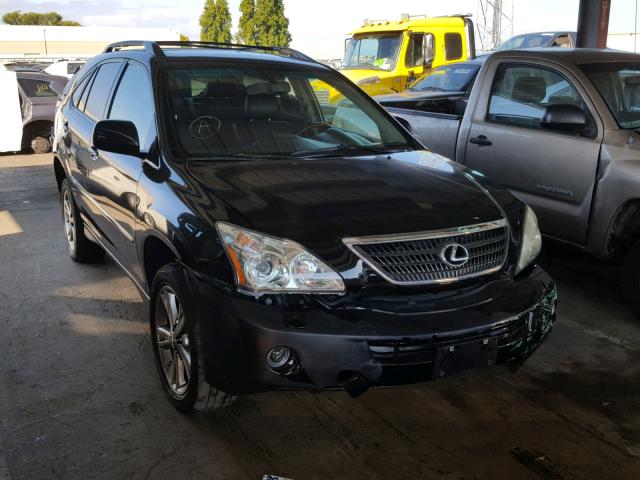 JTJHW31U272036126 - 2007 LEXUS RX 400H BLACK photo 1