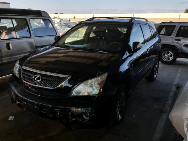 JTJHW31U272036126 - 2007 LEXUS RX 400H BLACK photo 2