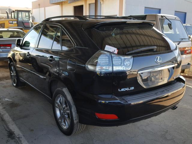 JTJHW31U272036126 - 2007 LEXUS RX 400H BLACK photo 3