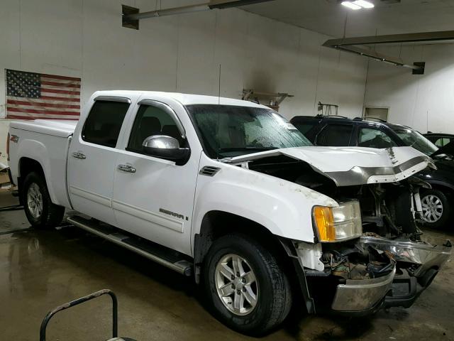 2GTEK13M181315975 - 2008 GMC SIERRA WHITE photo 1