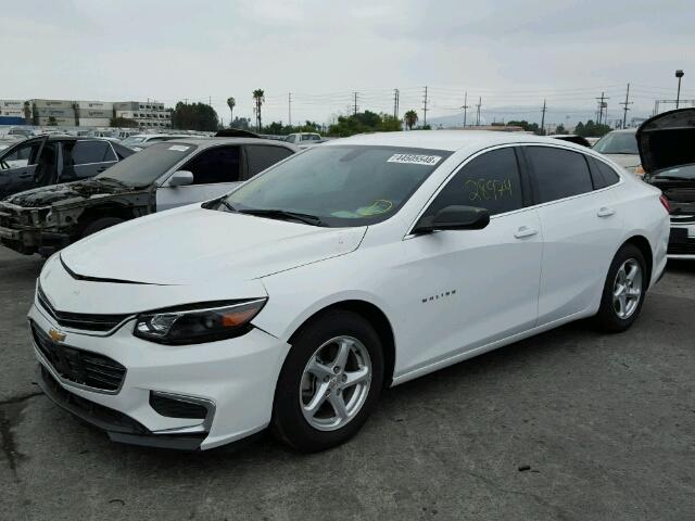 1G1ZB5ST6HF274312 - 2017 CHEVROLET MALIBU LS თეთრი ფოტო 2