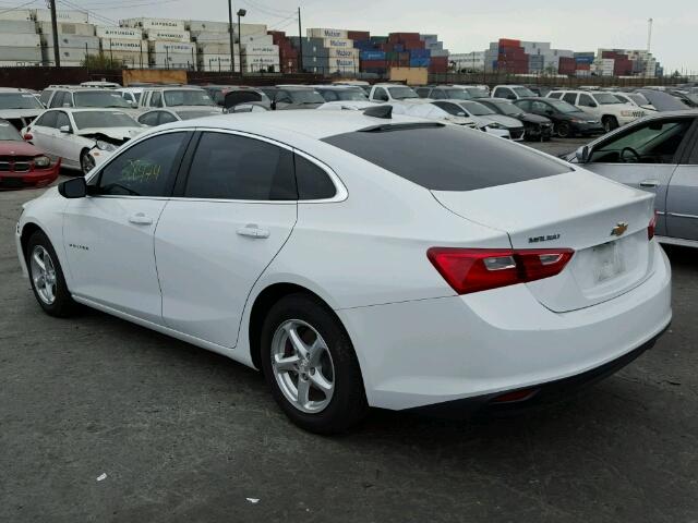 1G1ZB5ST6HF274312 - 2017 CHEVROLET MALIBU LS თეთრი ფოტო 3