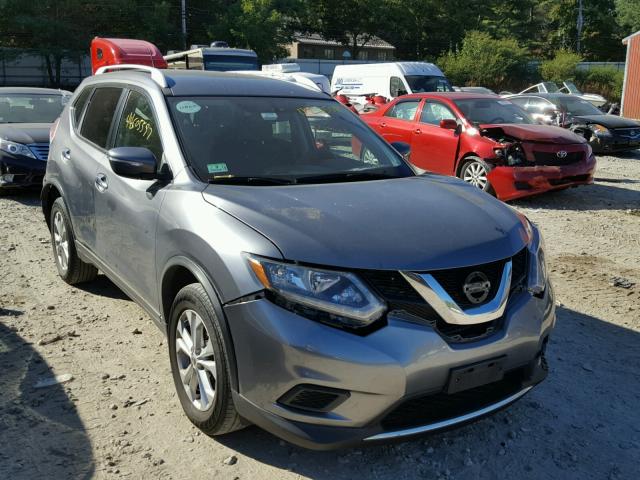 KNMAT2MV8FP573127 - 2015 NISSAN ROGUE S GRAY photo 1