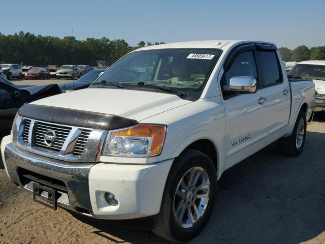 1N6BA0ED5EN520316 - 2014 NISSAN TITAN S WHITE photo 2