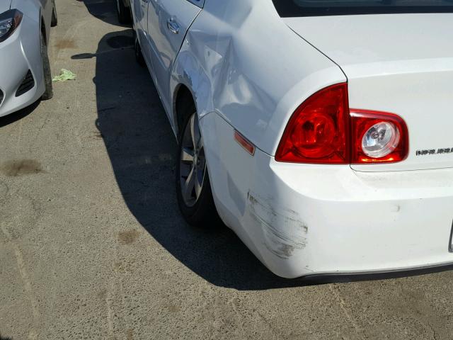 1G1ZC5EU1CF296003 - 2012 CHEVROLET MALIBU 1LT 白色 照片 9