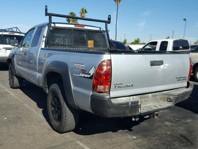 5TETU62N18Z508289 - 2008 TOYOTA TACOMA PRE SILVER photo 3